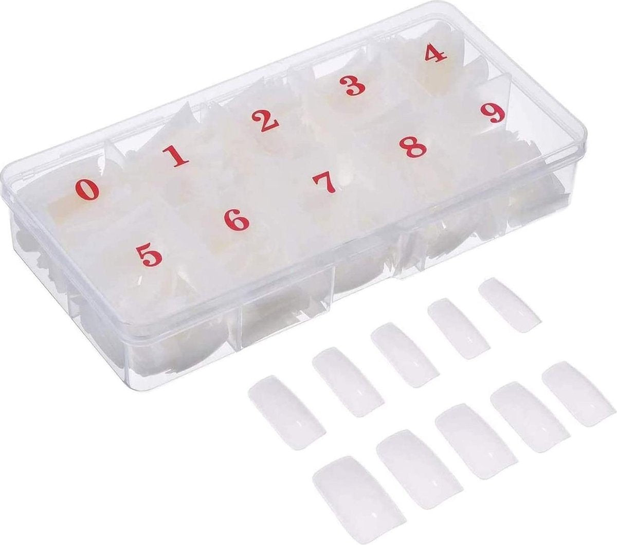 GUAPÀ Kunstnagels Naturel 500 Stuks (piece) Blister­verpakking
