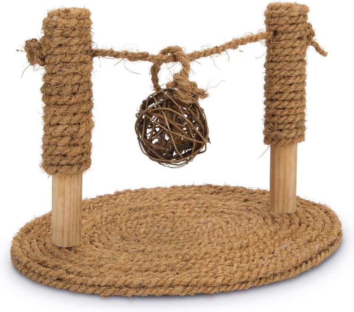 Coconut rope play bridge 19x24x16