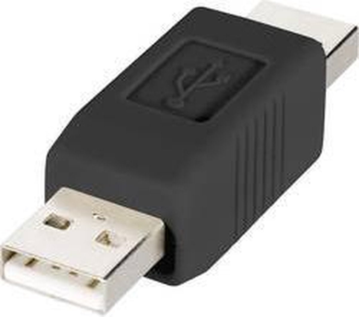 Renkforce USB 2.0 Adapter [1x USB-A 2.0 stekker - 1x USB-A 2.0 stekker] rf-usba-02 Vergulde steekcontacten
