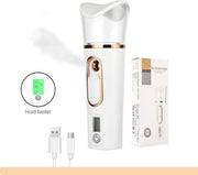 Femmezz Premium Gezichtsstomer - Gezichtssauna - Huidverzorging - Mee-eters verwijderen - Blackhead remover - Powerbank