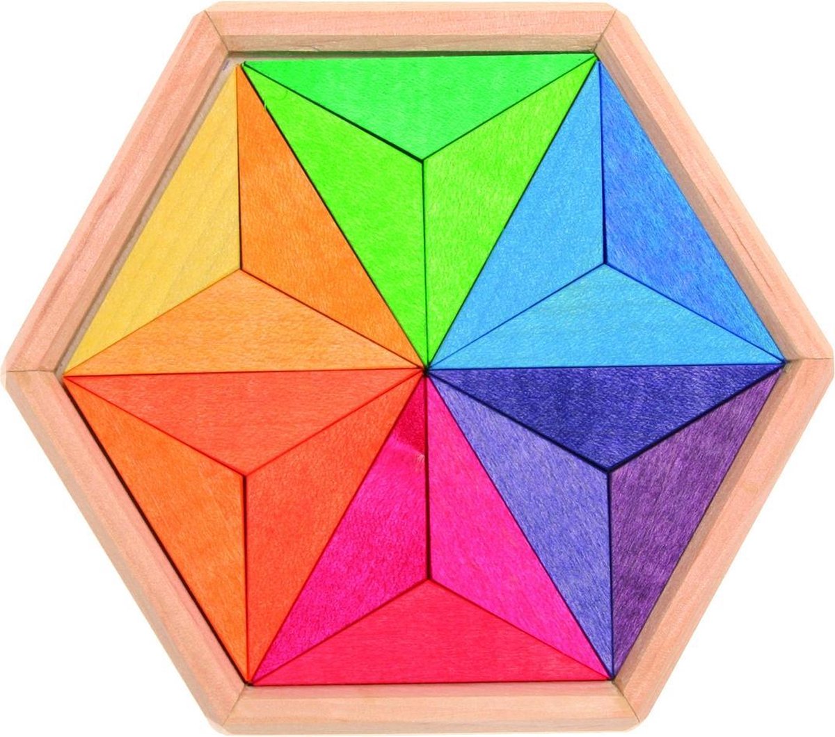 Houten puzzel ster (Grimms)