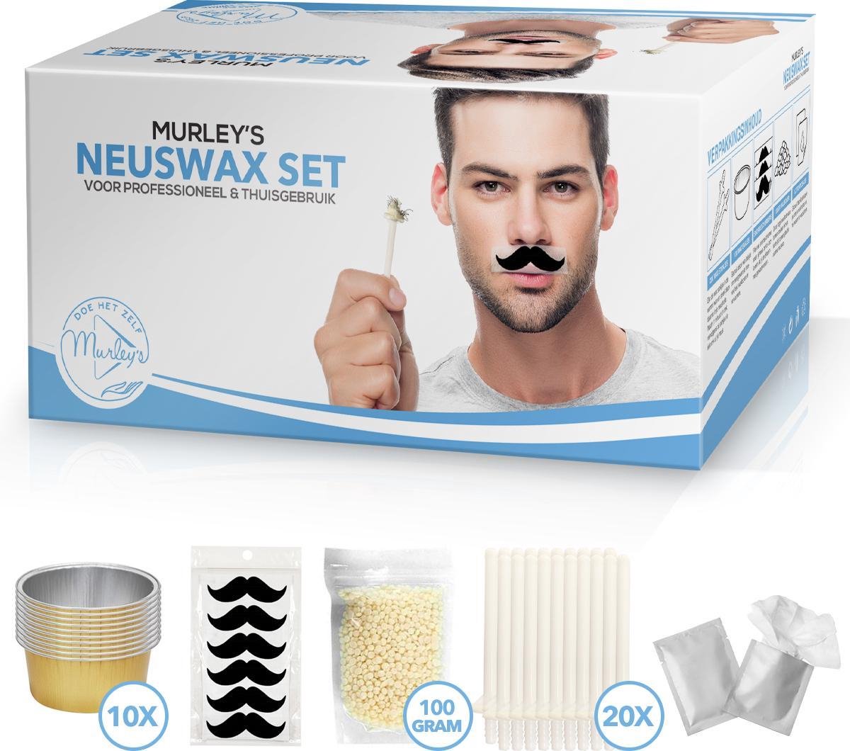 MURLEY’s Neus Wax Set voor minstens 15x ontharen - Wax Ontharen - Waxset - Ontharen - Neusharen Verwijderen - Langdurig Resultaat