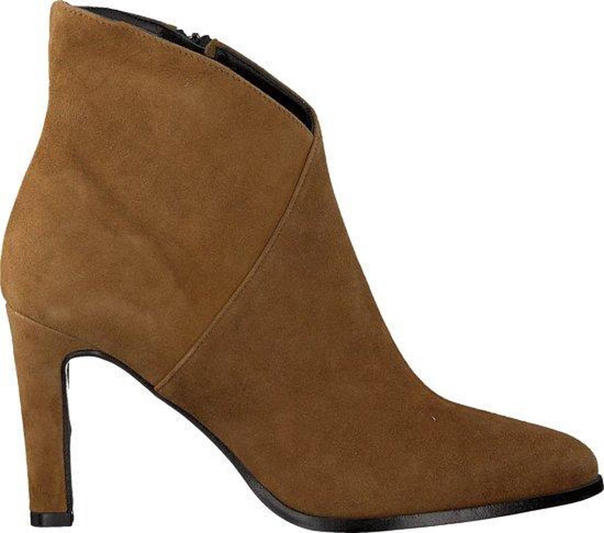 Notre-V 7425 Enkellaarsjes - Enkelboots - Dames - Cognac - Maat 42