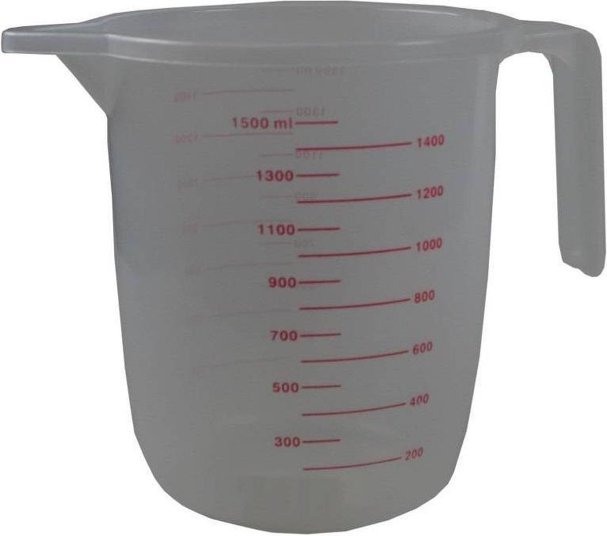 Bellson Maatbeker 1500ml. - plastic maatbetker - 1.5 liter