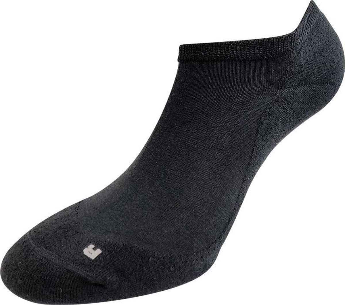3-Pack Merino Sneakersokken Met badstof Voetbed S16 Merino VIP Zwart - Unisex - Maat 35-38