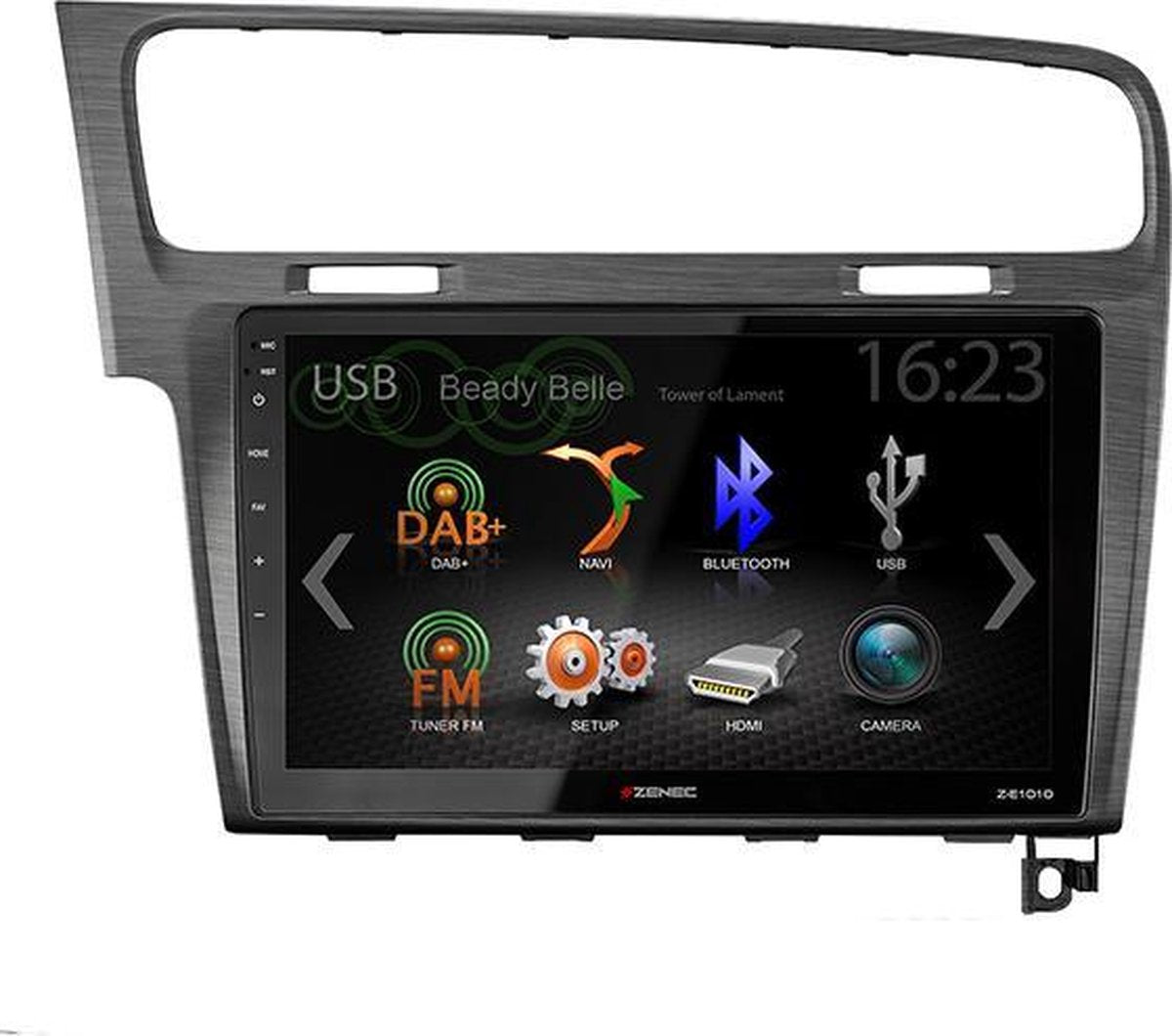 Zenec CORE Z-E1010-NAV – VW Golf 7 navigatie - grijs