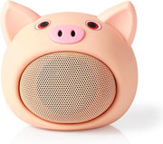 Bluetooth®-Speaker | Batterij speelduur: Tot 3 Uur | Handheld Ontwerp | 9 W | Mono | Ingebouwde microfoon | Koppelbaar | Animaticks Pinky Pig | Diversen