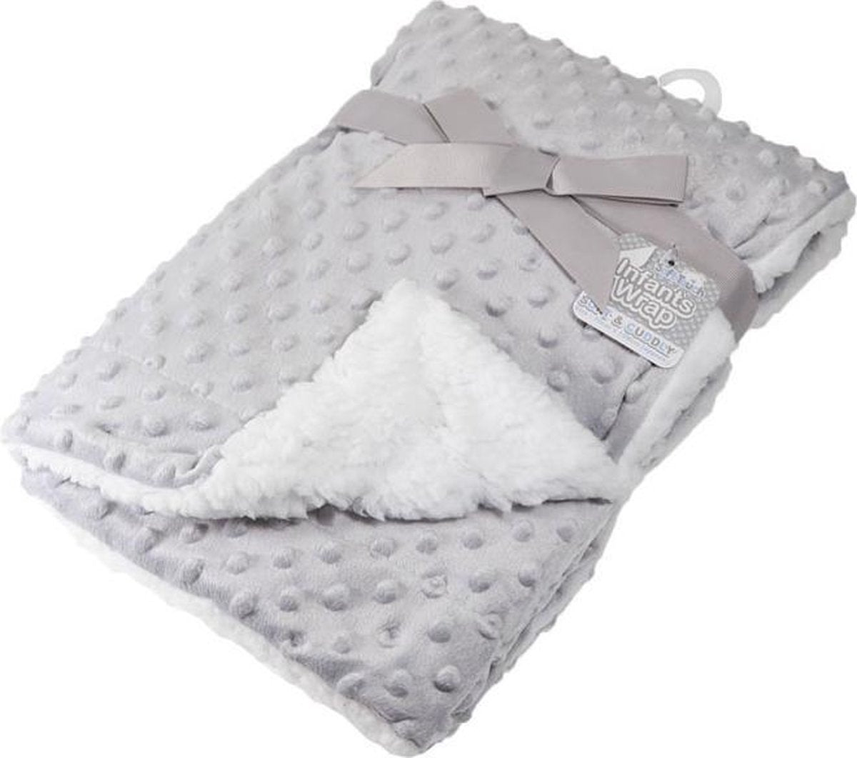 Soft Touch Babydeken Bubble 75 X 100 Cm Grijs