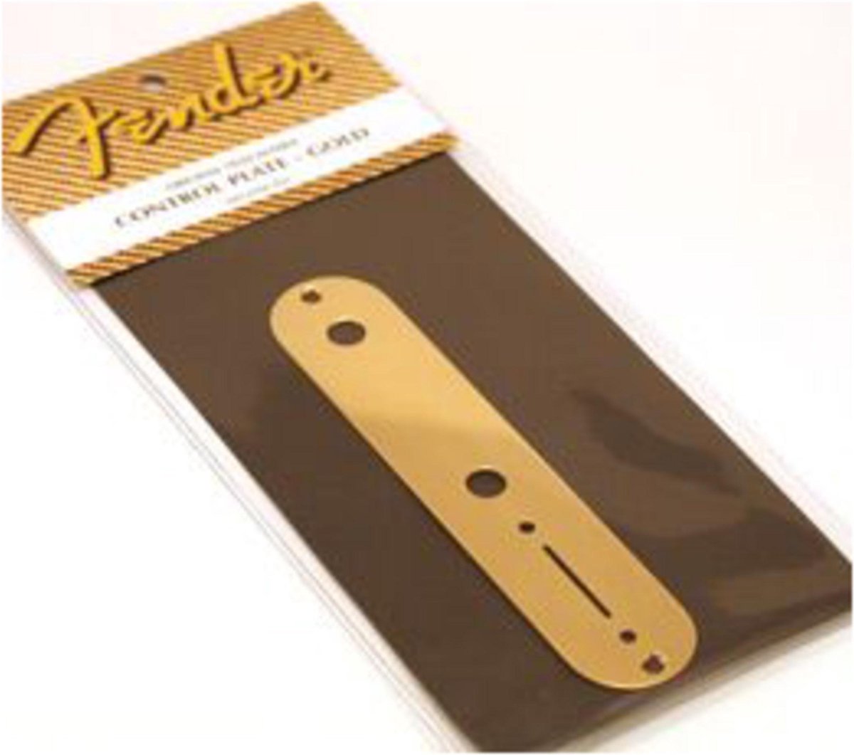 Control Plate Tele goud