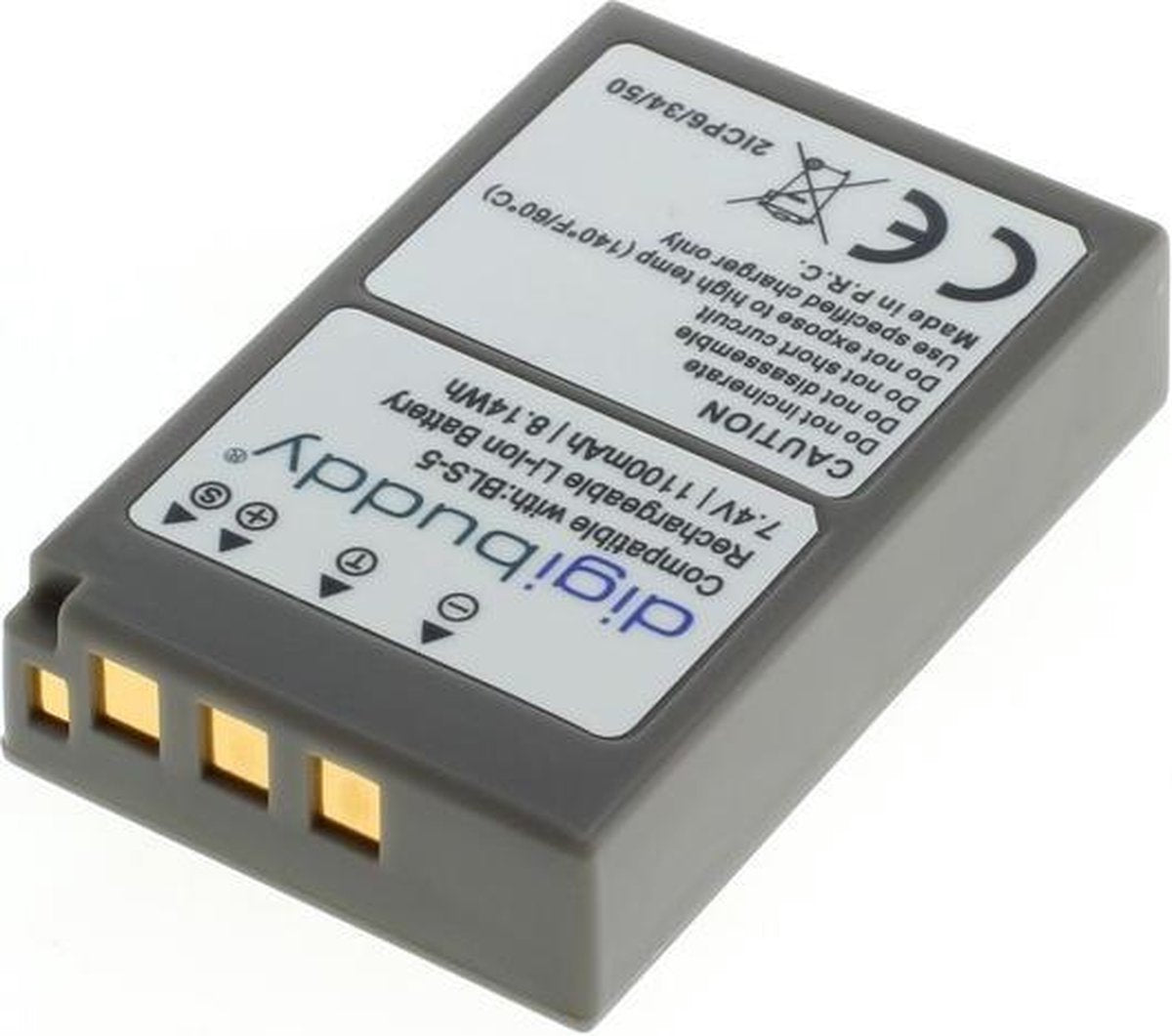 Digibuddy Camera accu compatibel met Olympus BLS-5
