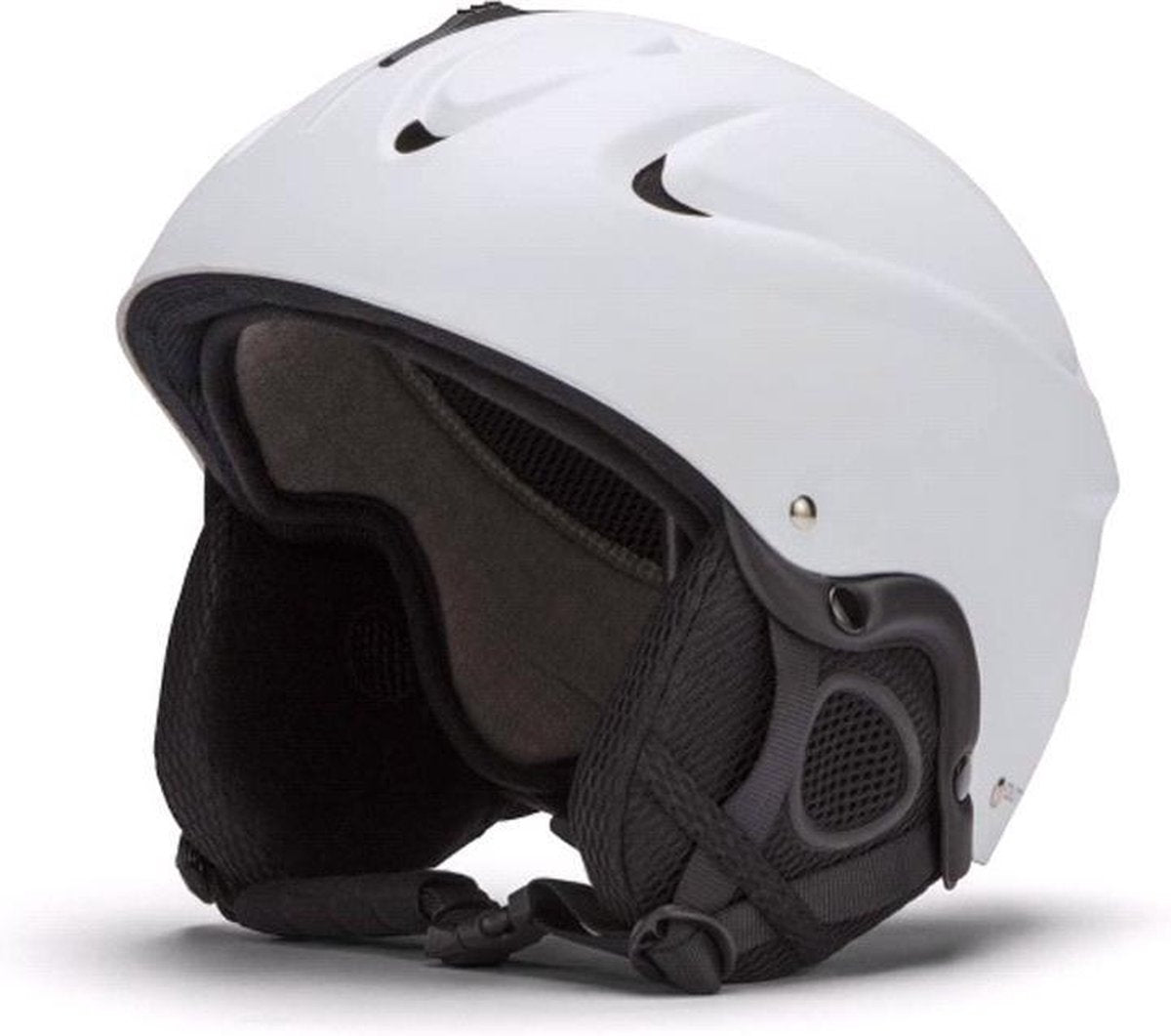 Skihelm wit M - Verstelbaar - Hoofdomtrek 58-61 cm
