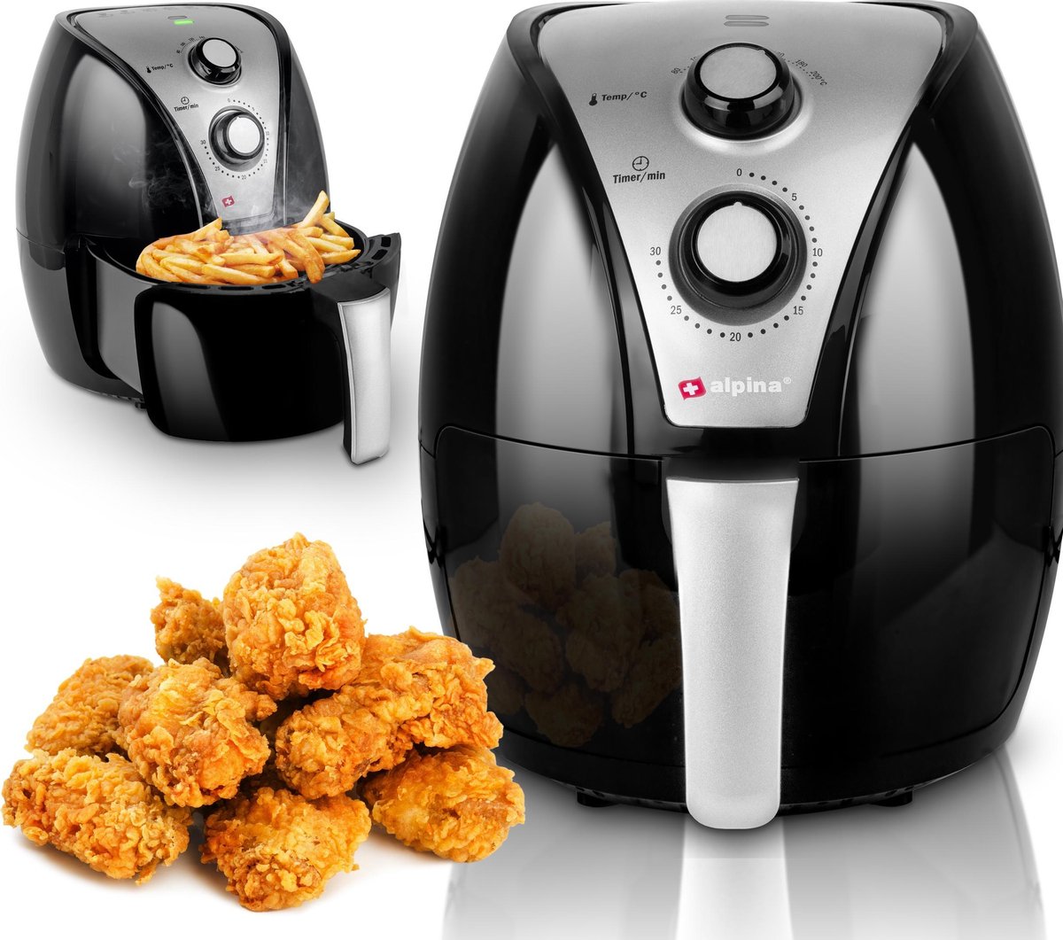 Alpina Airfryer - Hetelucht Friteuse - XL 3