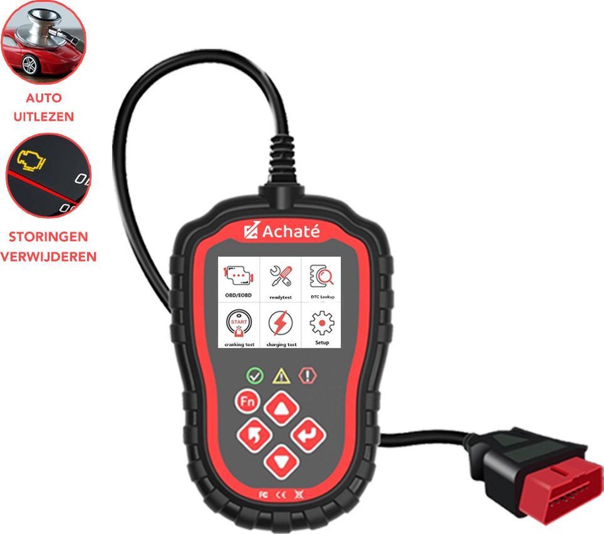 OBD Scanner - OBD2 - Auto uitlezen - Storing verwijderen - Uitleesapparaat - Diagnose apparatuur auto