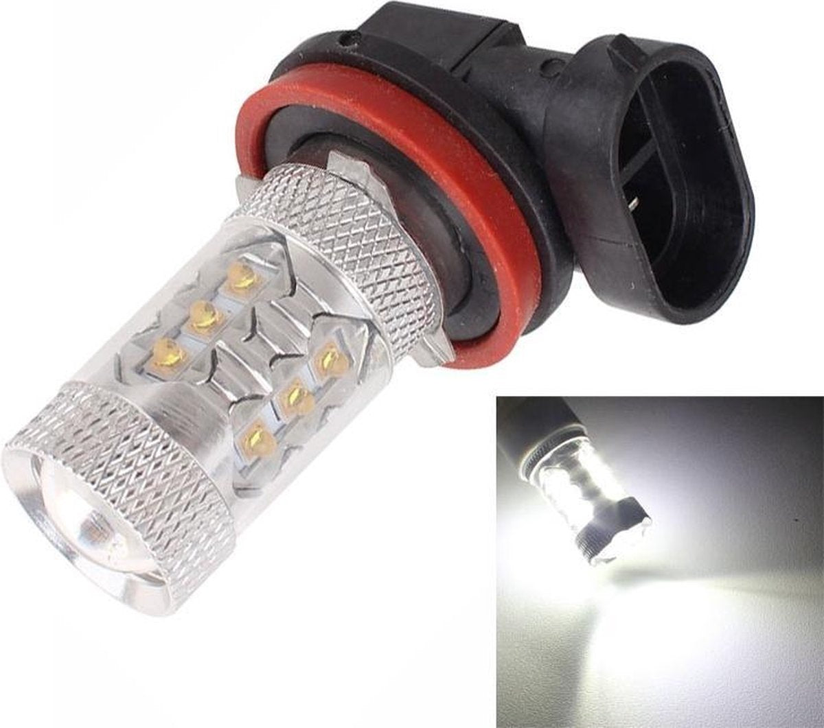 H11 / H8 80W 800LM 6500K Wit Licht 16-3535-LEDs Auto Foglight
