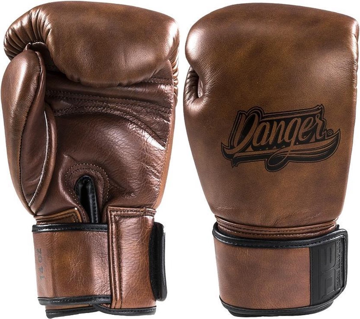 Danger BG-D Kickbokshandschoenen Leer - Retro Bruin