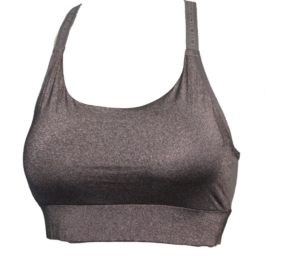 Comfort sport BH Ouno Grijs antraciet verstelbaar S/M