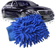 FSW-Products - 1 Stuk - Washandschoen Auto - Dubbelzijdig - Microvezel - 21x15cm - Auto - Auto Schoonmaken - Autohandschoen - Schoonmaakdoek - Poetsdoek - Droogdoek - Autowassen Handschoen - Schoonmaakmiddelen