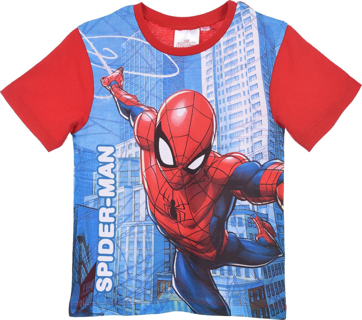 Marvel Spiderman t-shirt - rood - maat 98 (3 jaar)