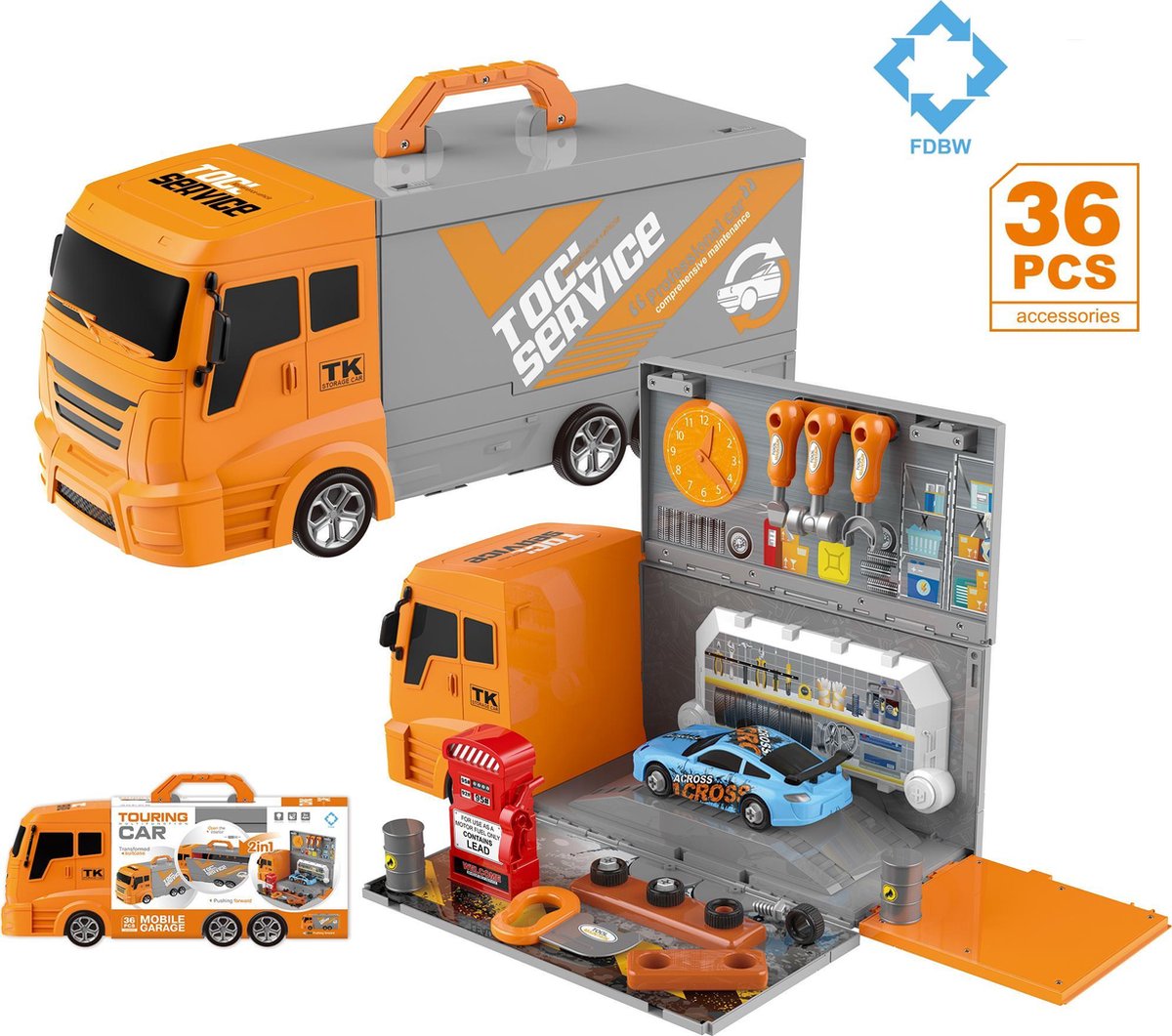 FDBW Speelgoedgarage met Auto