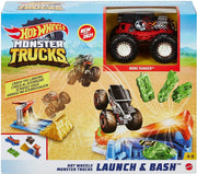 Hot Wheels Monster Trucks - Launch and Bash - Speelset