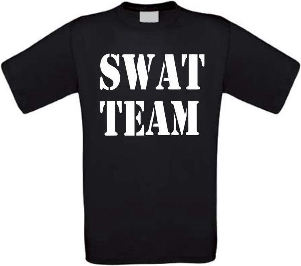 Swat Team T-shirt maat XL zwart
