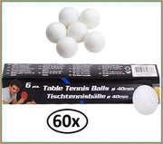 60x Tafeltennis balletjes