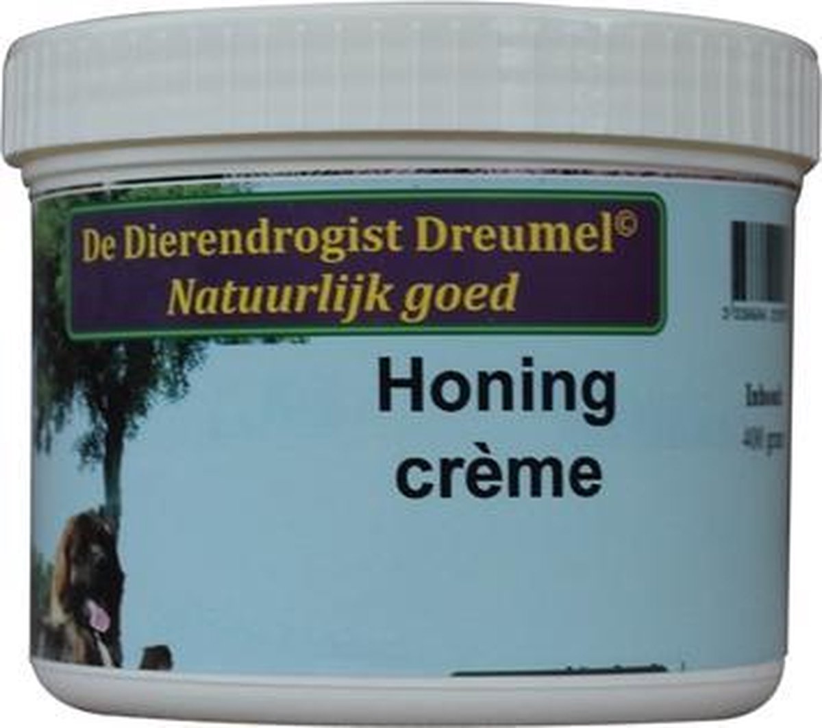 Dierendrogist honing creme - 250 gr - 1 stuks