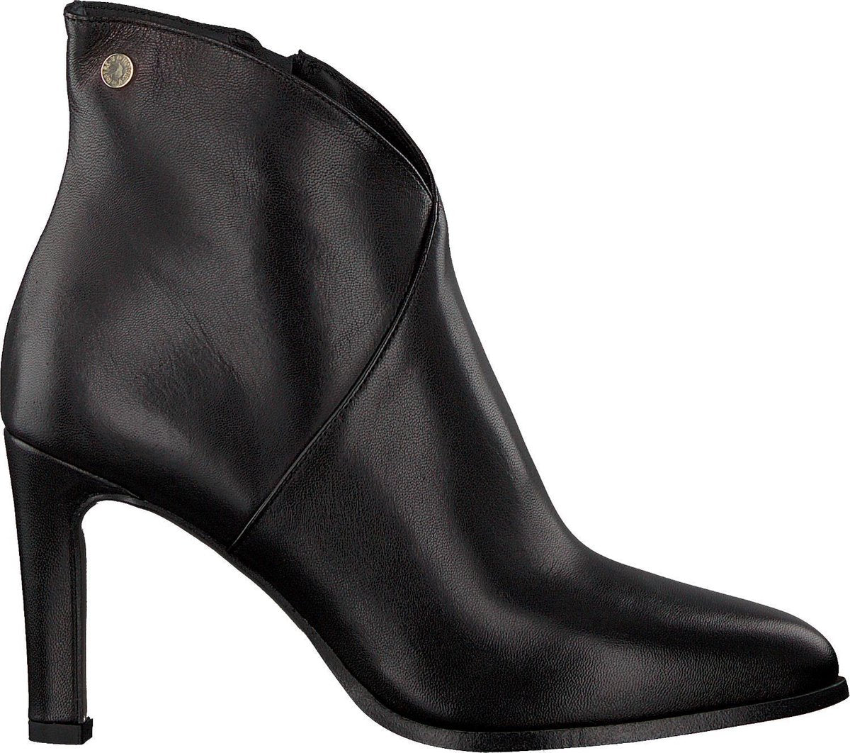 Notre-V 7425 Enkellaarsjes - Enkelboots - Dames - Zwart - Maat 39