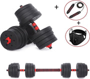 Dumbbell Set 20 kg – Gewichten – Halter Set – Inclusief Halterstang