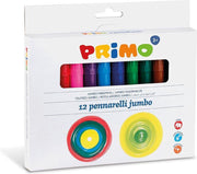 Primo Jumbo viltstiften ø7.6 Set 12-delig