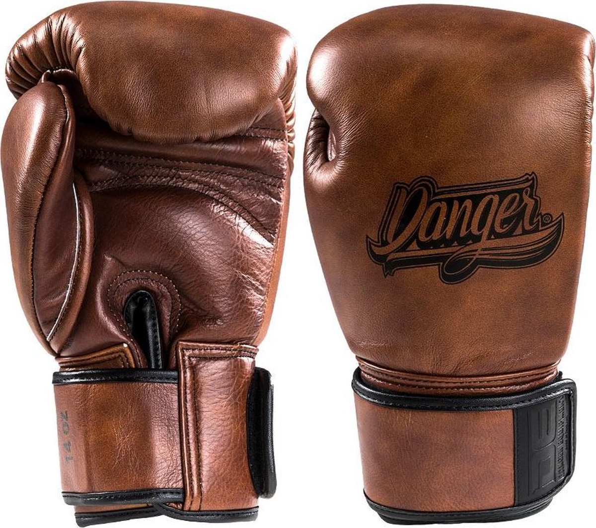 Bokshandschoen Danger Thai Legend | leer | bruine retrolook - Product Kleur: Bruin / Product Maat: 12OZ