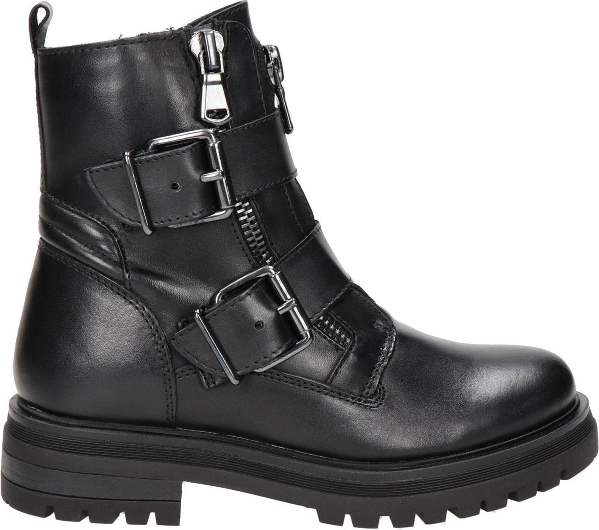 Nelson dames bikerboot - Zwart - Maat 40