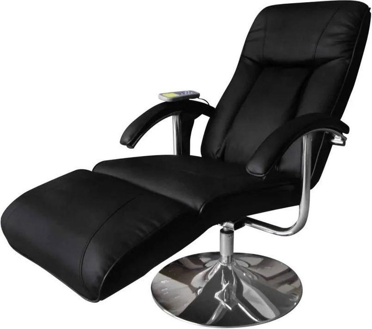 VidaXL - Massagestoel - Kunstleer - Zwart