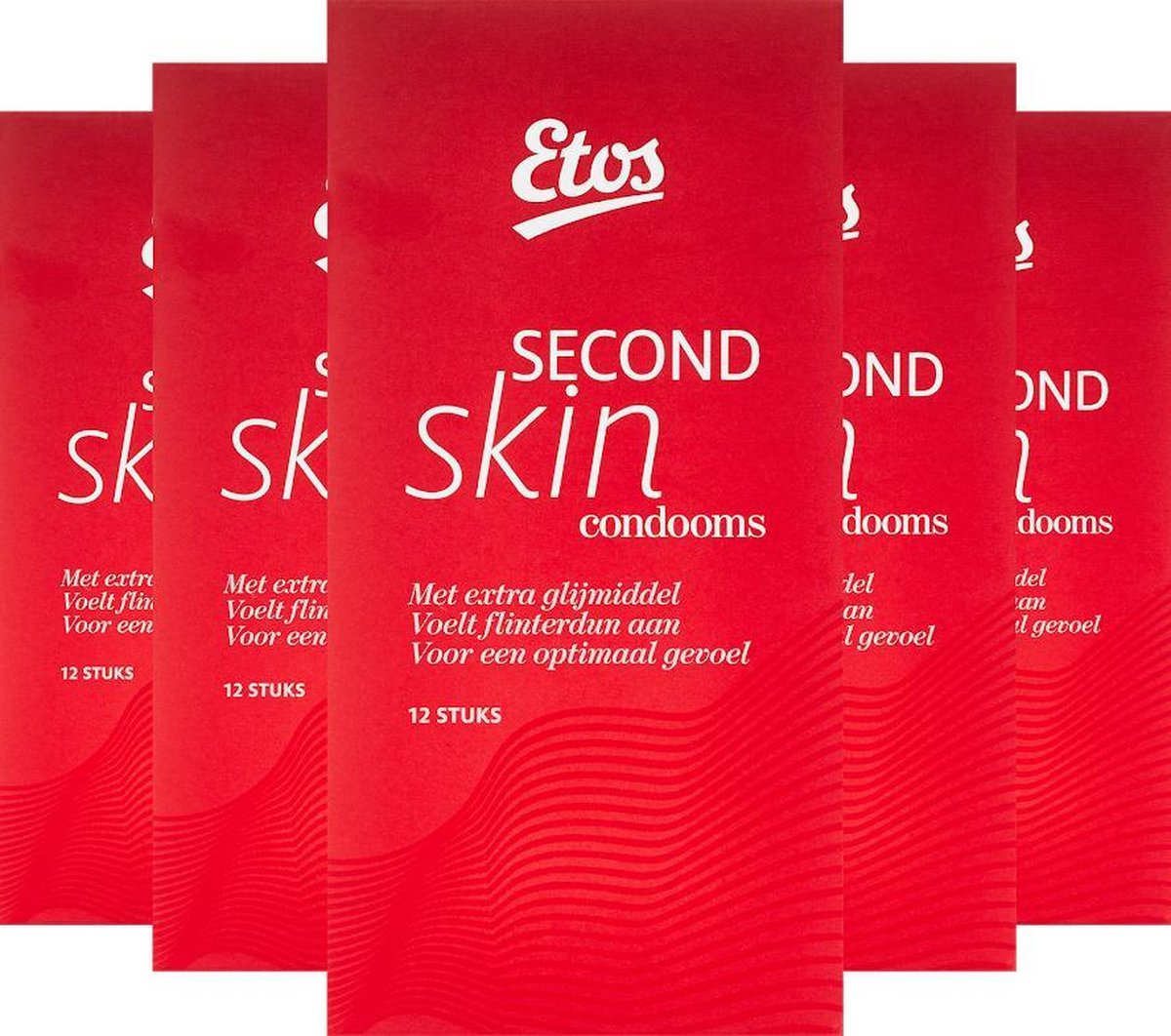 Etos Condooms Second Skin - 60 stuks (5 x 12 stuks)