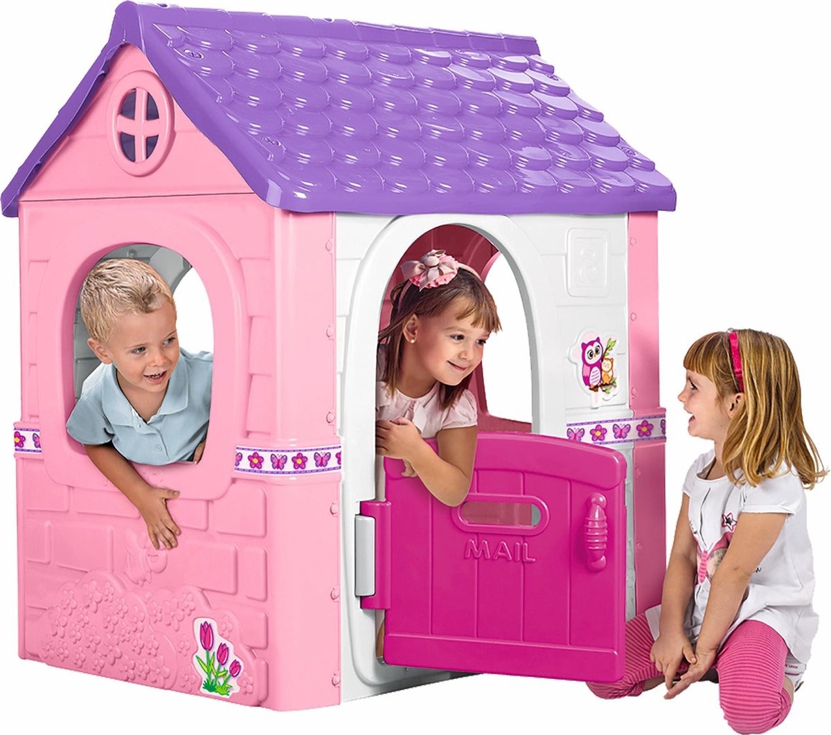 Feber Speelhuis Paars/Roze 124x108x85 cm