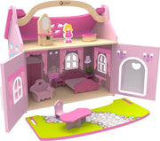 Classic World Houten Poppenhuis met Accessoires