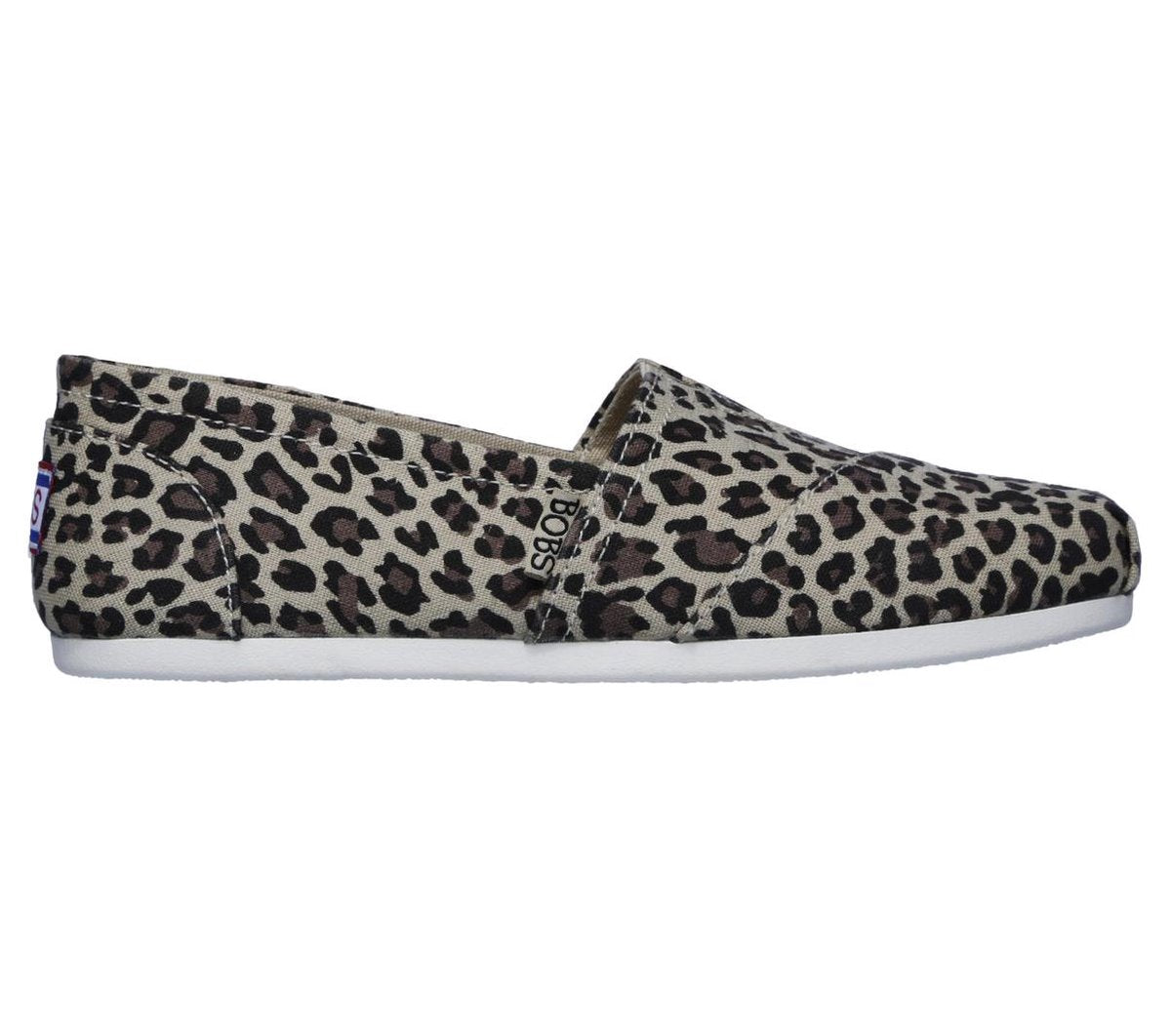 Skechers Bobs Plush Hot Spotted instappers luipaard - Maat 38