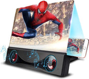 Telefoon Vergrootscherm met Bluetooth Speakers – Geniet van groter beeld met Stereo geluid - Smartphone Vergrootscherm – Telefoon Vergrootglas -Telefoon vergroter - Smartphone Magnifier - Personal Cinema - Geschikt voor Alle Smartphones!