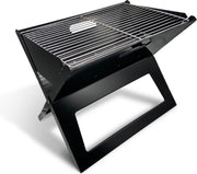Draagbare opvouwbare grill met rooster en rooster Maestro - Zwart