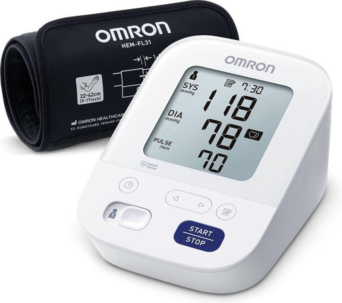 OMRON X3 Comfort - Bovenarm Bloeddrukmeter