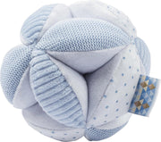 Nattou Bal Lapidou - Activiteiten Knuffel - 14 x 14 cm - Blauw