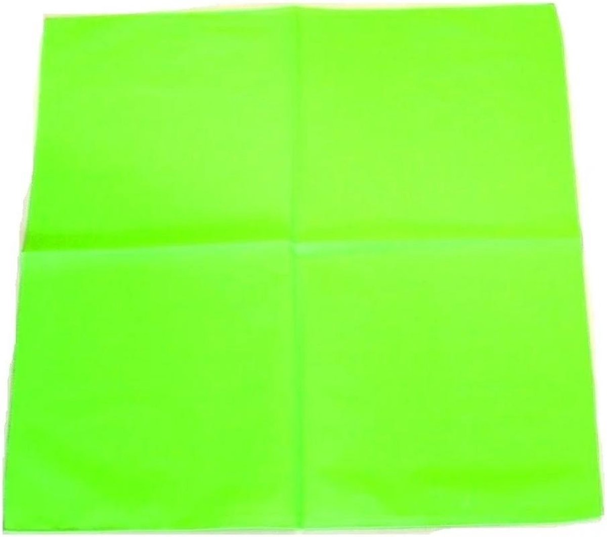 Zac's Alter Ego Bandana Plain Neon Green Mondkapje Groen