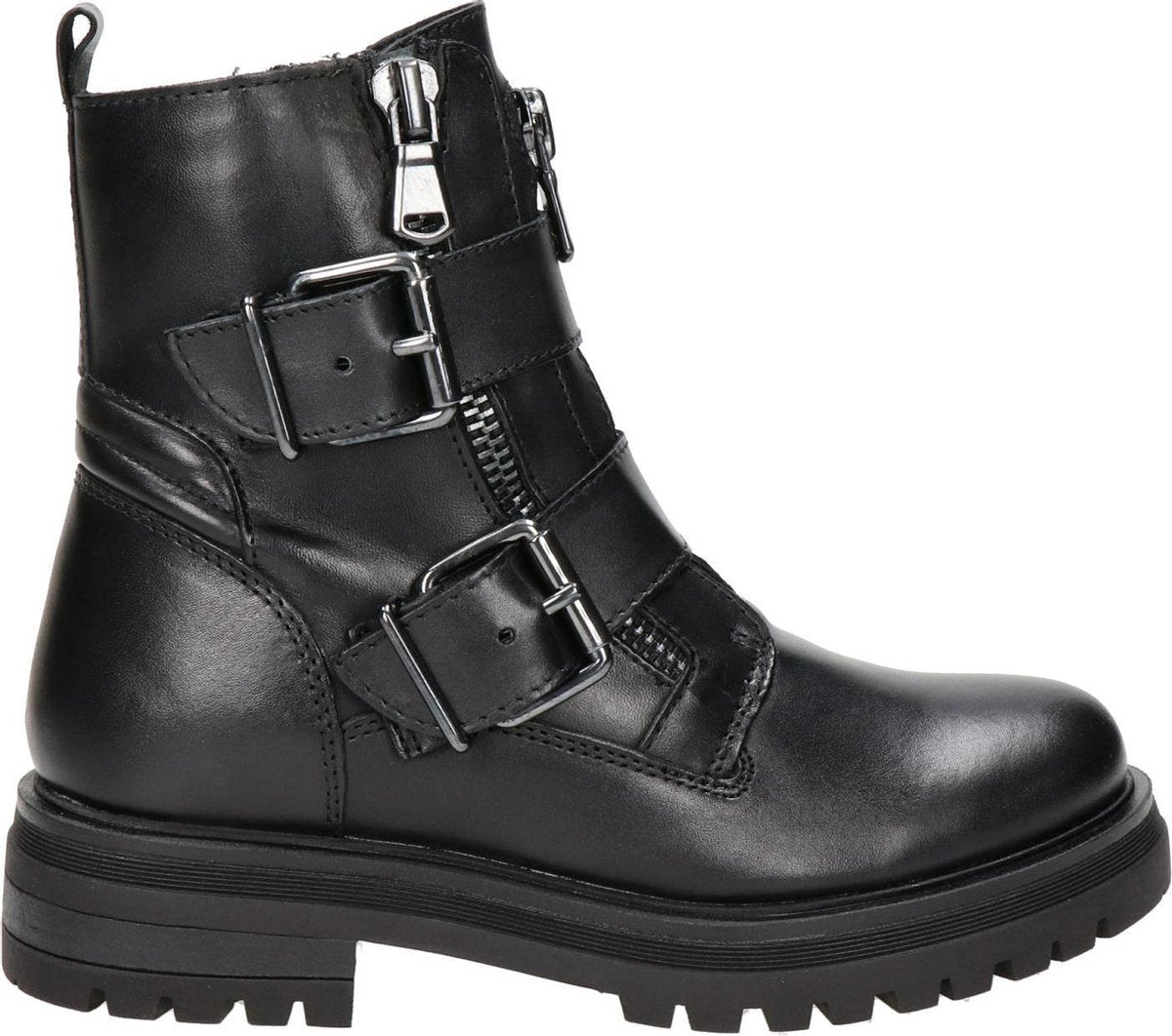 Nelson dames bikerboot - Zwart - Maat 37