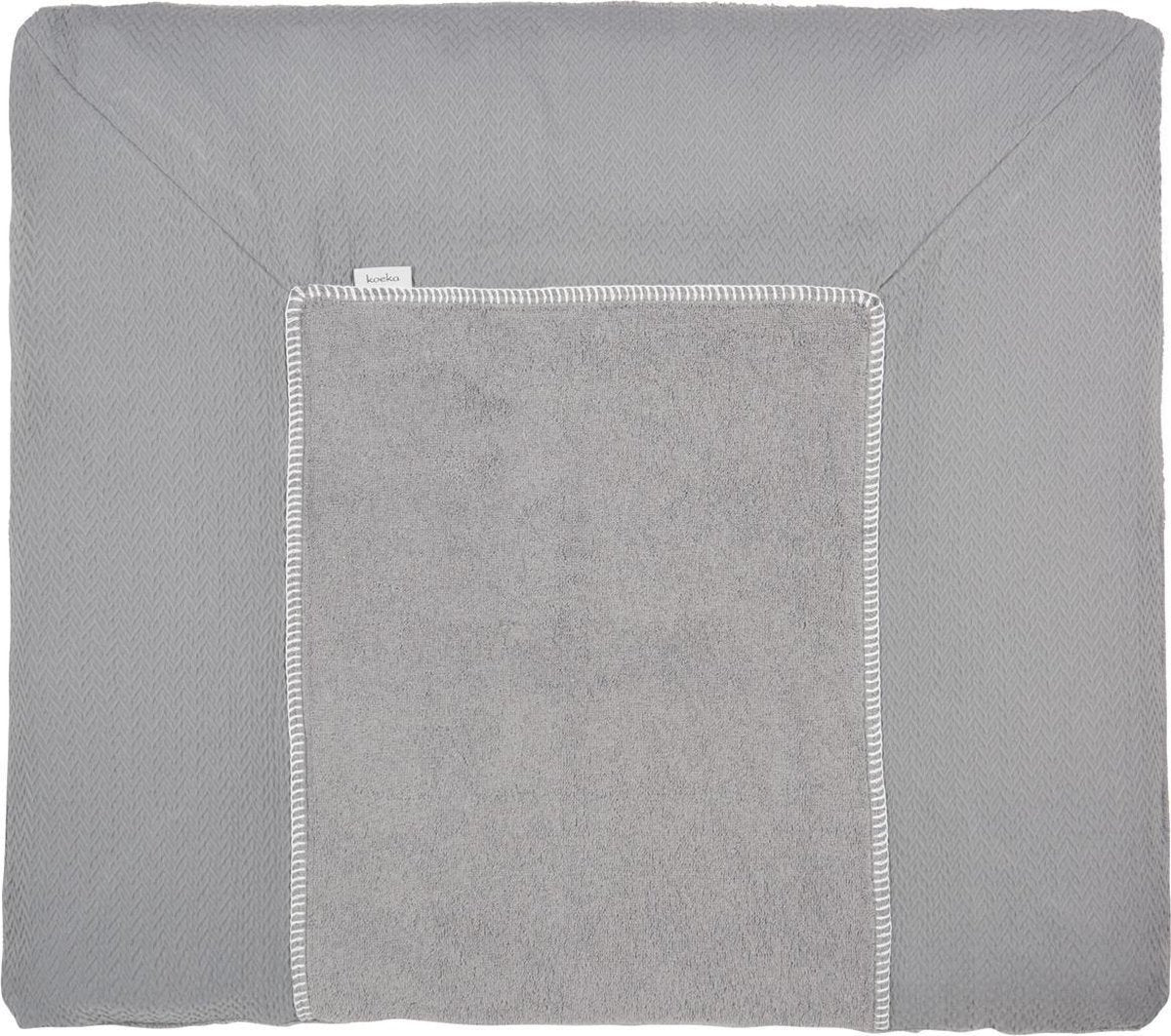 Koeka Aankleedkussenhoes Berlin - steel grey 78x90cm
