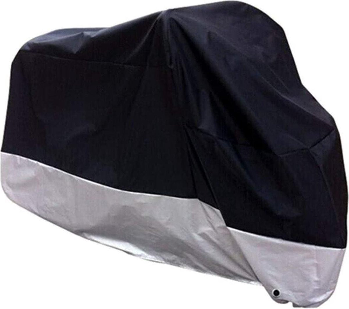 Motorhoes - Waterafstotend - 245x105x125 cm - Zwart/Zilver