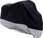 Motorhoes - Waterafstotend - 245x105x125 cm - Zwart/Zilver