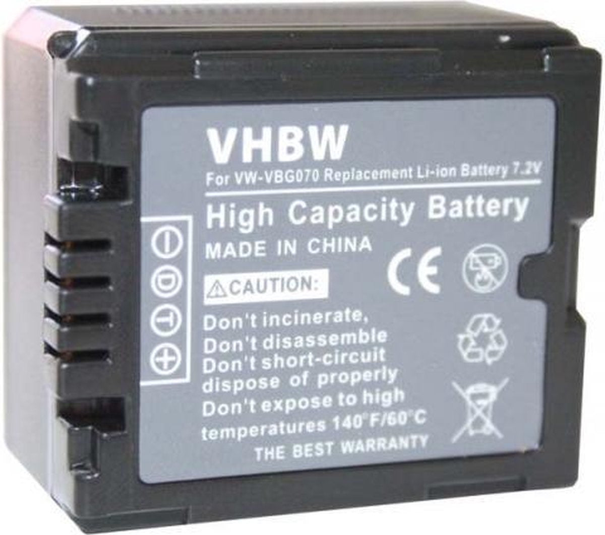 VHBW Camera accu compatibel met Panasonic DMW-BLA13