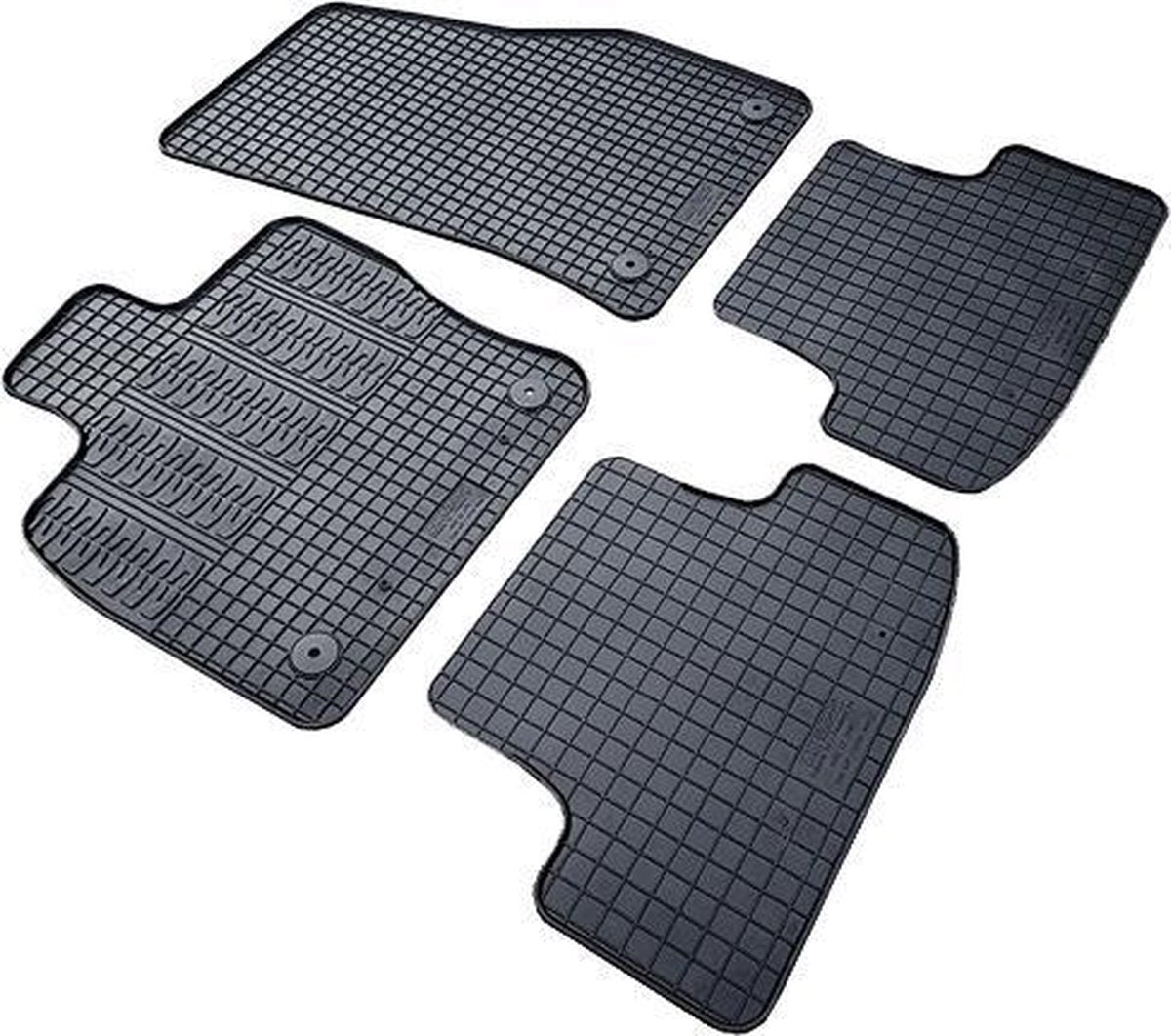 Set rubber automatten op maat Audi A4 2008 t/m 2014