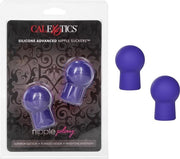 Nipple Play® Silicone Advanced Nipple Suckers - Purple - Clit & Nipple Suckers -