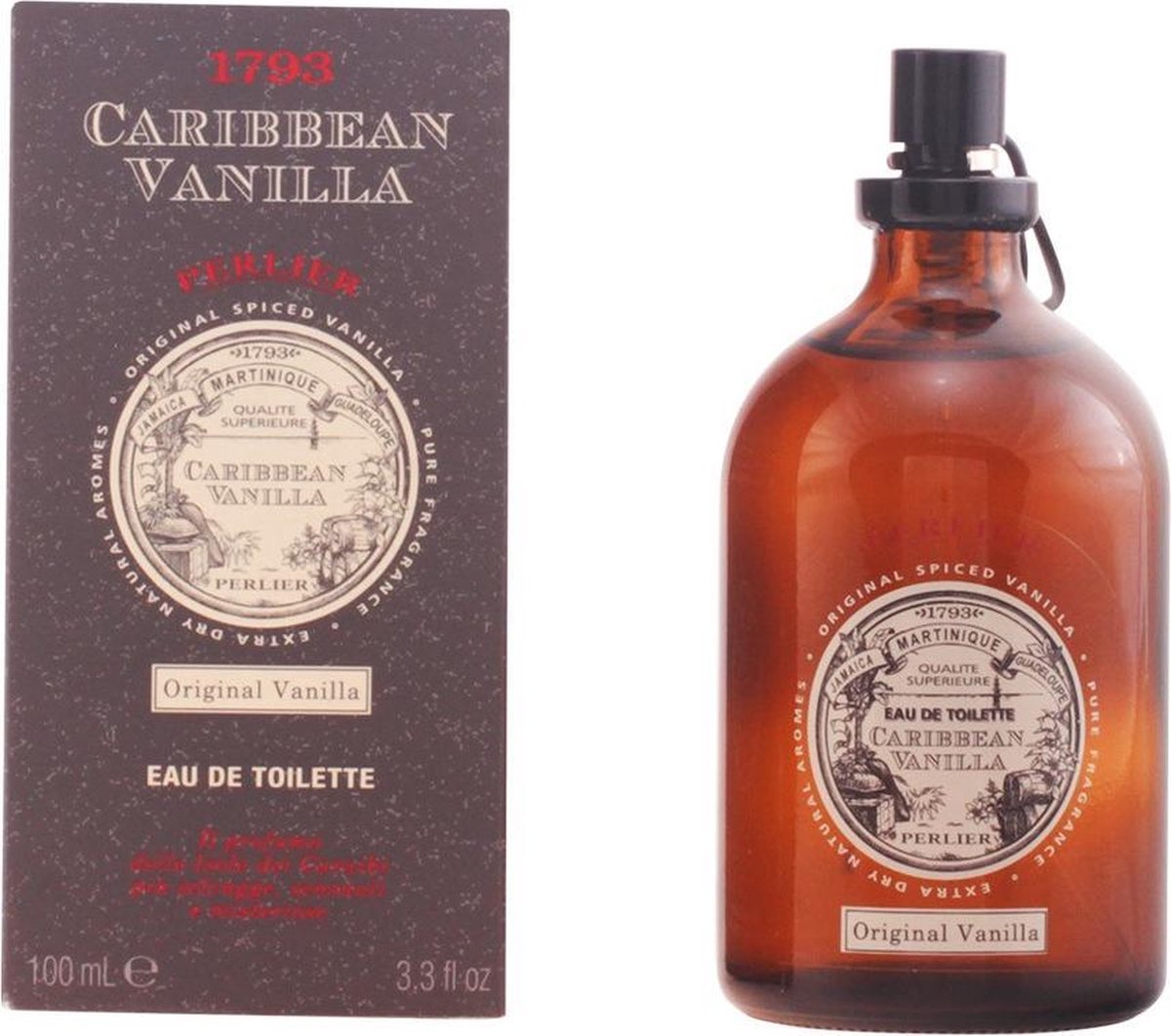 MULTI BUNDEL 2 stuks CARIBBEAN VAINILLA ORIGINAL Eau de Toilette spray 100 ml